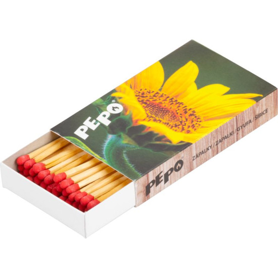 PE-PO® matches, 95 mm, 45 pcs., Sellbox 12 pcs PE-PO® matches, 95 mm, 45 pcs., Sellbox 12 pcs