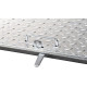 Manhole cover MC60, 600x600 mm, channel, galvanized, max. 150 kg