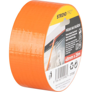 Лента Strend Pro, 48 мм, L-25 м, оранжевая, для фасада