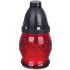 Grave lantern Grave, red glass, 6-8 h, 25 g, height 13 cm, for grave, packaging 10 pcs