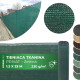 Varjestuskangas PRIVAT.NET 1,2x25 m, võrk, HDPE, UV, 230 g/m2, 95% roheline