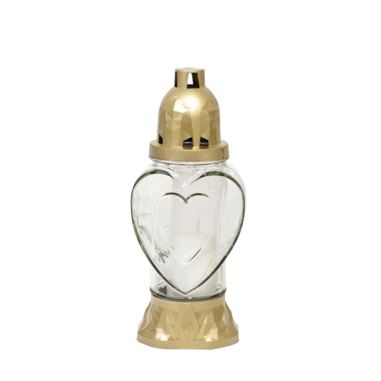 Heart Burner, стекло, 28 ч, 25,5 см, на могилу