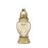 Heart Burner, gilded glass, 28 h, 25.5 cm, for grave