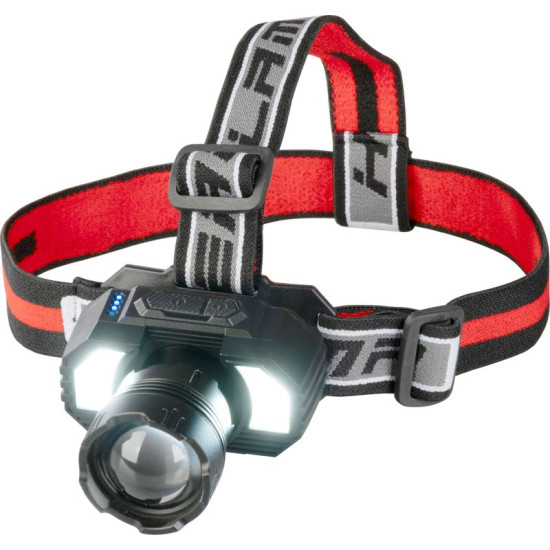 Headlamp Strend Pro Headlight XL121807, LED, 1000 lm, ZOOM, 1800 mAh, USB charging