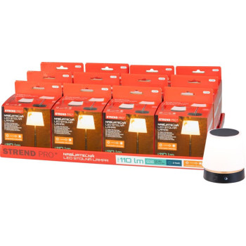 Taskulamp Strend Pro NLTL-12-4746, Laud, Hämardatav, Teleskoop, LED 110m, 800 mAh, Laetav, Sellbox 12 tk