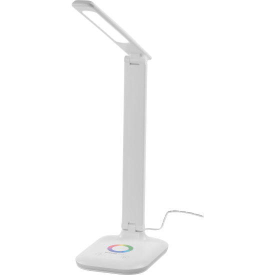 Strend Pro lamp, lauaarvuti, puutetundlik juhtimine, hämardamine, RGB, taustvalgustusega alus, 4 W, valge