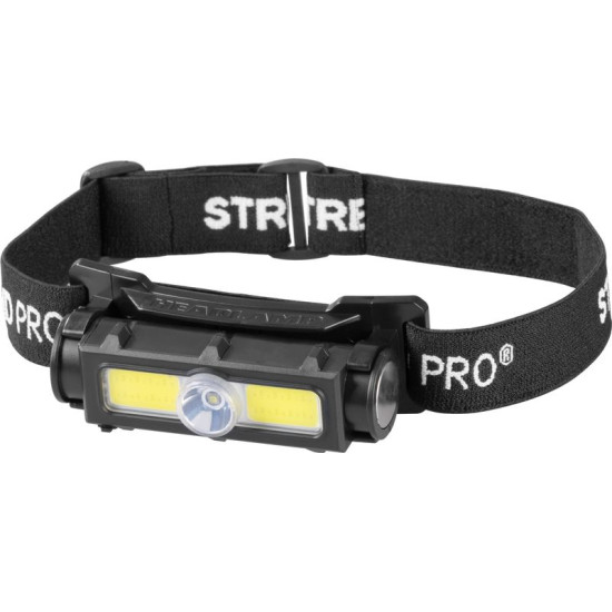 Strend Pro Headlight H3173, XPE+COB, 1200 mAh, USB charging