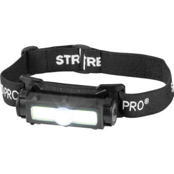 Strend Pro Headlight H3173, XPE+COB, 1200 mAh, USB charging