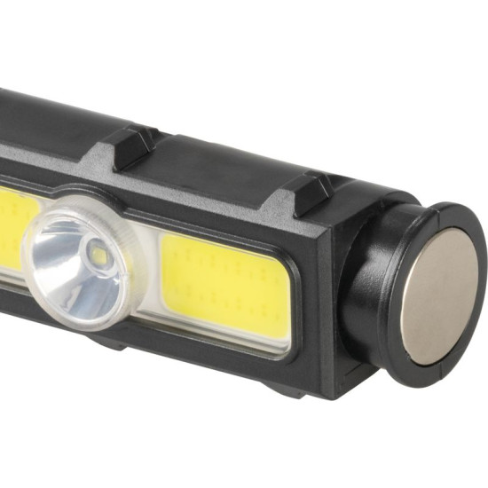 Strend Pro Headlight H3173, XPE+COB, 1200 mAh, USB charging