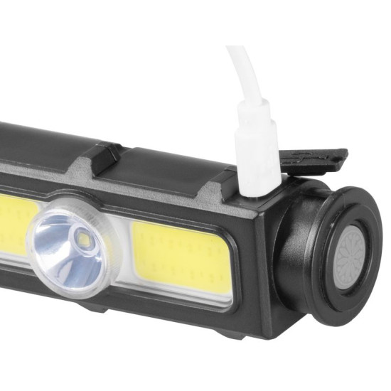 Strend Pro Headlight H3173, XPE+COB, 1200 mAh, USB charging