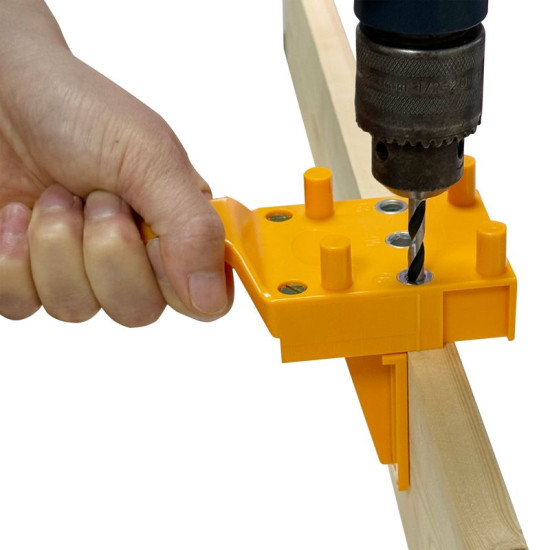 Strend Pro Premium template for drilling holes for dowel joints, for carpenters Strend Pro Premium template for drilling holes for dowel joints, for carpenters