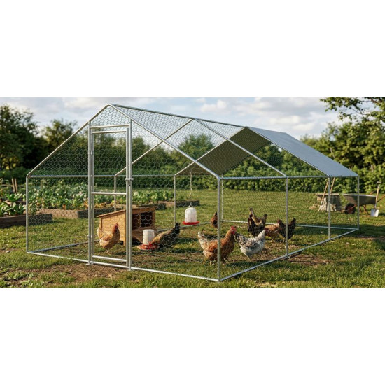 Strend Pro kanakuut, linnulihale, linnumajale, puurile, katusega, 3x6x2 m