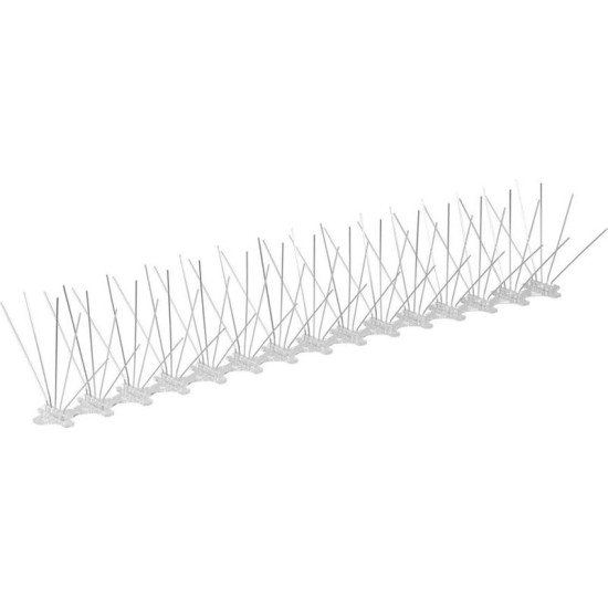 Strend Pro barrier, 75 spikes, L-60 cm, PC UV, anti-bird, PC base