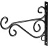 Strend Pro hanger, flower pot holder, black, metal, 25x30 cm
