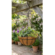 Strend Pro hanger, flower pot holder, steel/coconut, hanging, with chain and hook, 20 cm Strend Pro hanger, flower pot holder, steel/coconut, hanging, with chain and hook, 20 cm