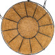 Strend Pro hanger, flower pot holder, steel/coconut, hanging, with chain and hook, 25 cm