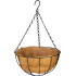 Strend Pro hanger, flower pot holder, steel/coconut, hanging, with chain and hook, 25 cm