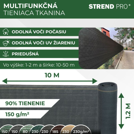 Затеняющая ткань POPULAR.NET 1,2х10 м, ПНД, УФ, 150 г/м2, 90% антрацит Затеняющая ткань POPULAR.NET 1,2х10 м, ПНД, УФ, 150 г/м2, 90% антрацит