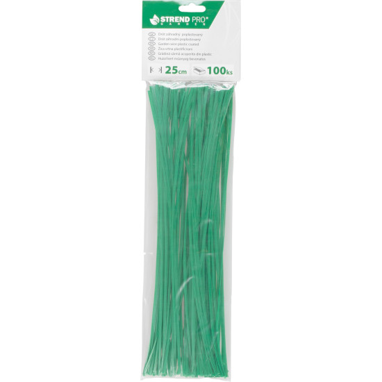 Bailing wire PVC coated 0,4x3,0mm L-250mm Strend Pro