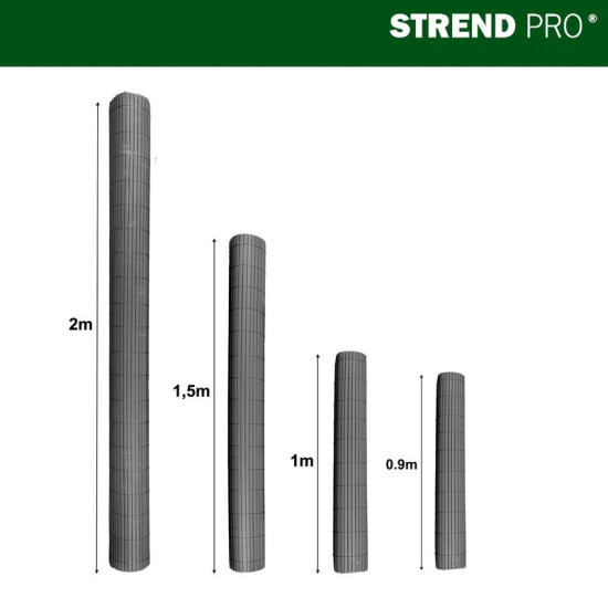Plot Ence DF13, PVC 1000 mm, L-3 m, antracit, 1300g/m2, UV