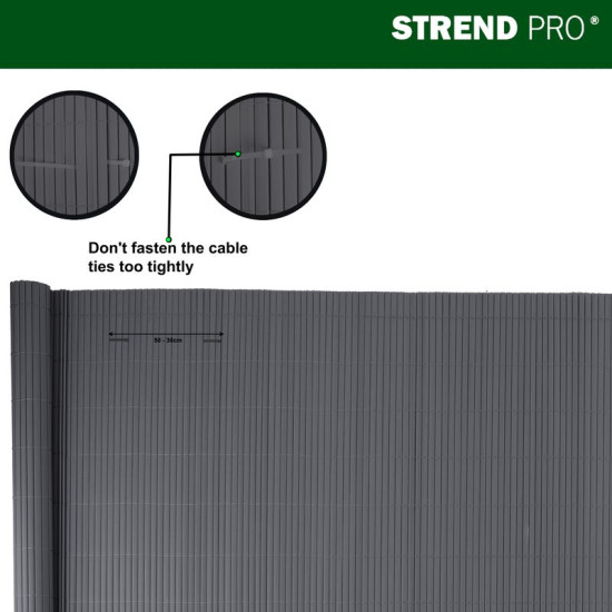 Plot Ence DF13, PVC 1000 mm, L-3 m, antracit, 1300g/m2, UV
