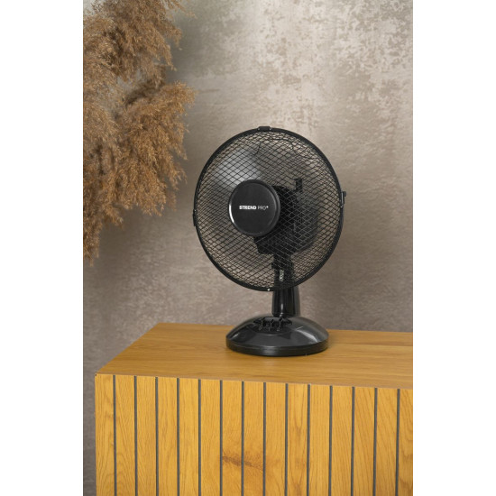 Strend Pro Fan, Tabletop, Black, 34 cm, 25 W Strend Pro Fan, Tabletop, Black, 34 cm, 25 W