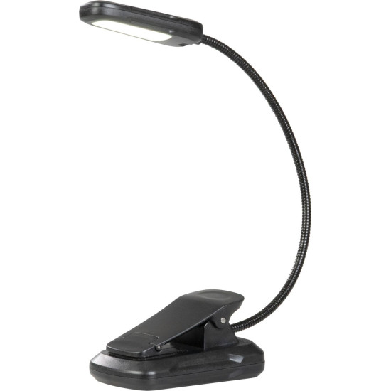 Strend Pro lamp, Raamatute lugemine, LED, USB, 24 lm, 3 värvi, hämardatav, laetav