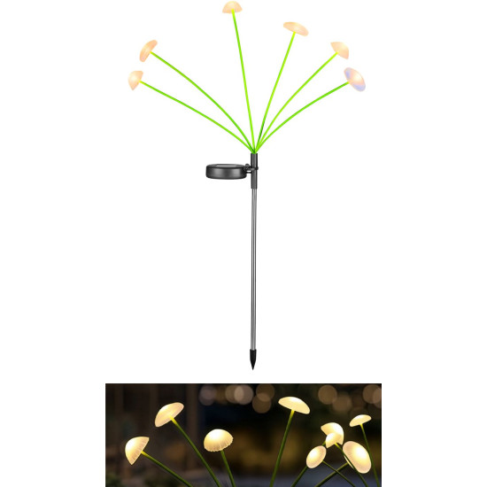 Lamp Strend Pro, 72 см, солнечная батарея, 6x светодиод, AA