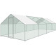 Chicken coop Strend Pro, for poultry, aviary, cage, with roof, 3x8x2 m