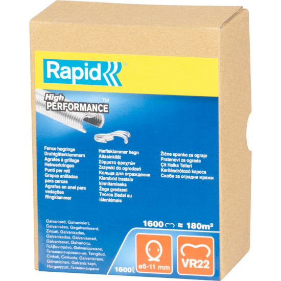 Clip Rapid® VR22, Zn,1600 pcs