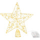 MagicHome Christmas Star, пластик, таймер, 10xLED теплый белый, 25 см, 2xAA