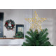 MagicHome Christmas Star, пластик, таймер, 10xLED теплый белый, 25 см, 2xAA