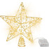 MagicHome Christmas Star, пластик, таймер, 10xLED теплый белый, 25 см, 2xAA