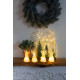 Angel MagicHome Christmas, plastic, mix of motifs, 1xLED warm white, 6x5x11 cm, 3xLR44, pack of 4pcs