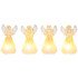 Angel MagicHome Christmas, plastic, mix of motifs, 1xLED warm white, 6x5x11 cm, 3xLR44, pack of 4pcs