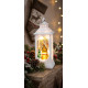 Новогодний фонарь MagicHome, пластик, 5xLED теплый белый, 4.8x4.8x12.8 см, 3xLR44
