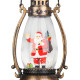 MagicHome Christmas Lantern, Santa, Plastic, 1xLED Warm White, 8x6.5x14 cm, 3xLR44