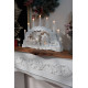 MagicHome Christmas decoration, house, wood, 10xLED warm white, 45x5.2x31 cm, 2xAA