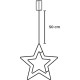 MagicHome jõulukaunistus, täht, ABS, 20xLED soe valge, 27.5 cm, 2xAA