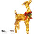 MagicHome Jõulukaunistused, Hirved/Hirved, Metall/Nöör, 80xLED Soe Valge, 0.6m