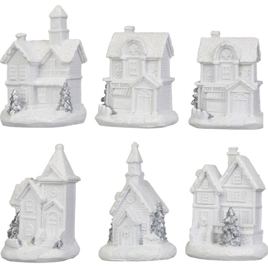 MagicHome Jõulukaunistused, Kodu, Plastik, 1xLED Soe Valge, 6x6x8cm, 2xLR44
