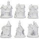 MagicHome Jõulukaunistused, Kodu, Plastik, 1xLED Soe Valge, 6x6x8cm, 2xLR44