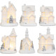 MagicHome Jõulukaunistused, Kodu, Plastik, 1xLED Soe Valge, 6x6x8cm, 2xLR44