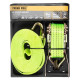 Ratchet tie down (capacity 1500kg) (width 25mm / lenght 4,5m)