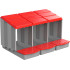 Strend Pro Nesting Box, laying, for poultry, 3-compartment, plastic, 84.5x51.5x47 cm, for 3 hens