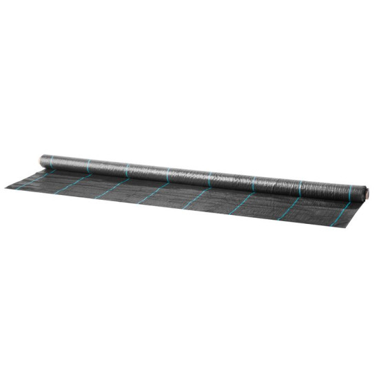 Tekstiil Garden H1101 1,5x10 m, 100 g/m2, kootud, must