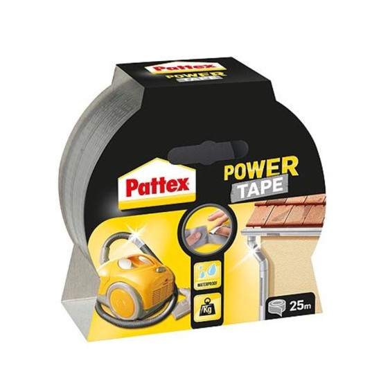 Power tape Pattex® 50 mm, L-25 m, silver Power tape Pattex® 50 mm, L-25 m, silver