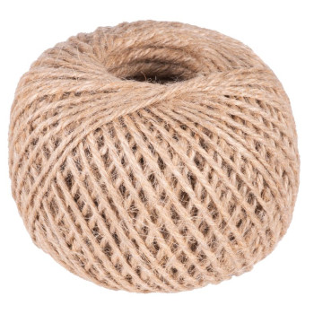 Naturaalne džuudist nöör, L-60 m/140 g, 2,3 mm, BallPack Naturaalne džuudist nöör, L-60 m/140 g, 2,3 mm, BallPack