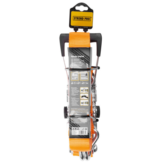 Clamping strap Strend Pro TRS-501, 50 mm, L-6 m, load. 5 ton Clamping strap Strend Pro TRS-501, 50 mm, L-6 m, load. 5 ton
