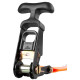 Clamping strap Strend Pro TRS-402, ratchet, 30 mm, L-5 m, max. 800 kg Clamping strap Strend Pro TRS-402, ratchet, 30 mm, L-5 m, max. 800 kg